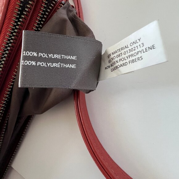 Matt & Nat Triple Crossbody Bag, Rust Orange, Detachable Strap, VGC! - Picture 13 of 16